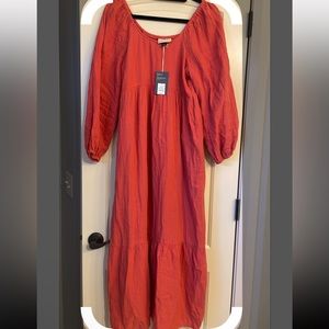 Universal Thread textured cotton dress S New